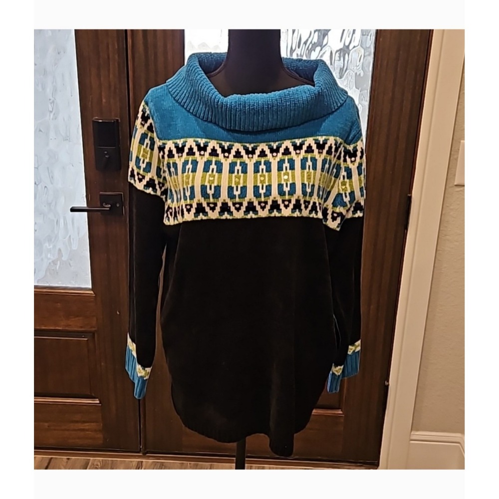 Karen‎ Scott 90s Cowl Neck Sweater